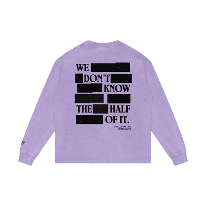 redacted - long sleeve