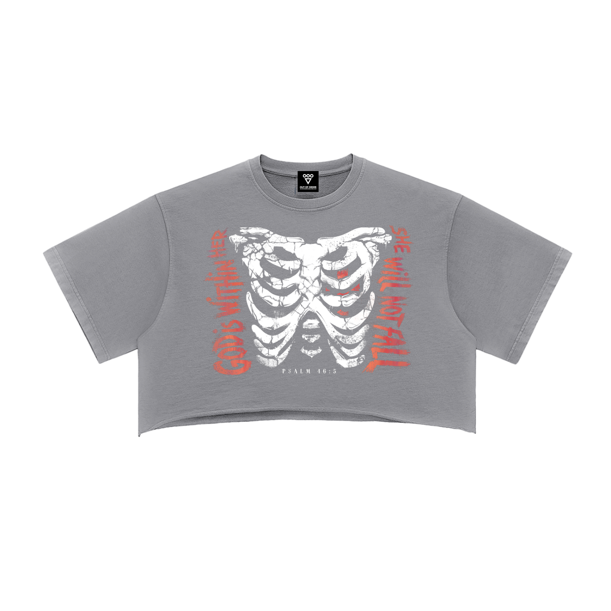 cross my heart - crop tee