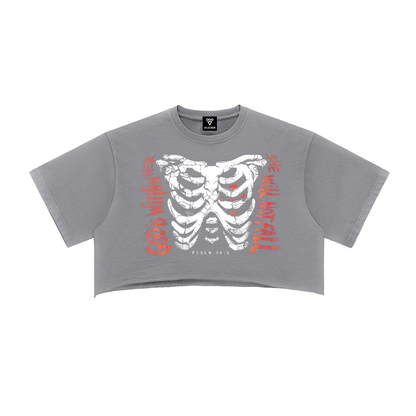cross my heart - crop tee