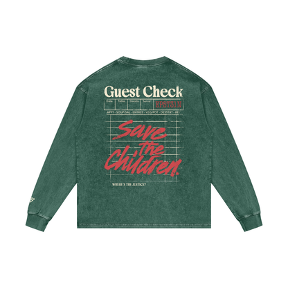 guest check - long sleeve