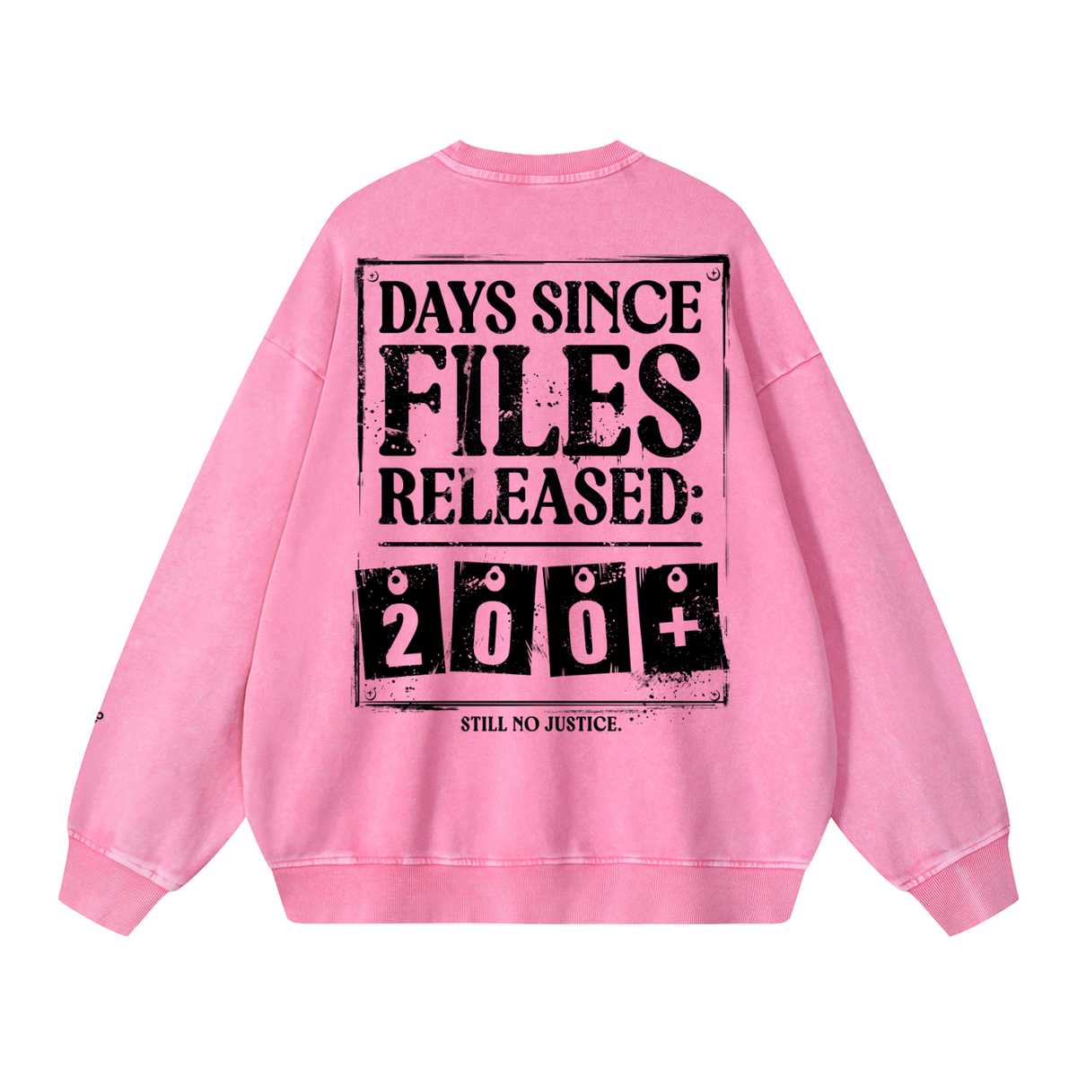 days since - crew neck