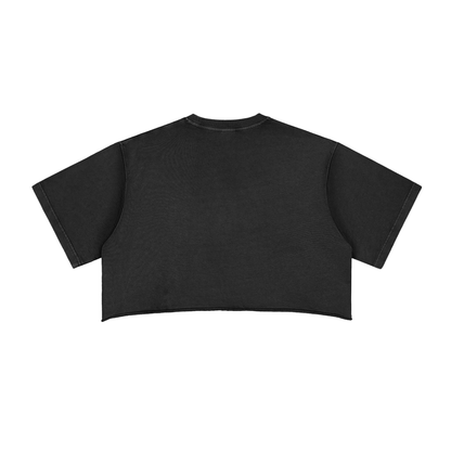 cross my heart - crop tee