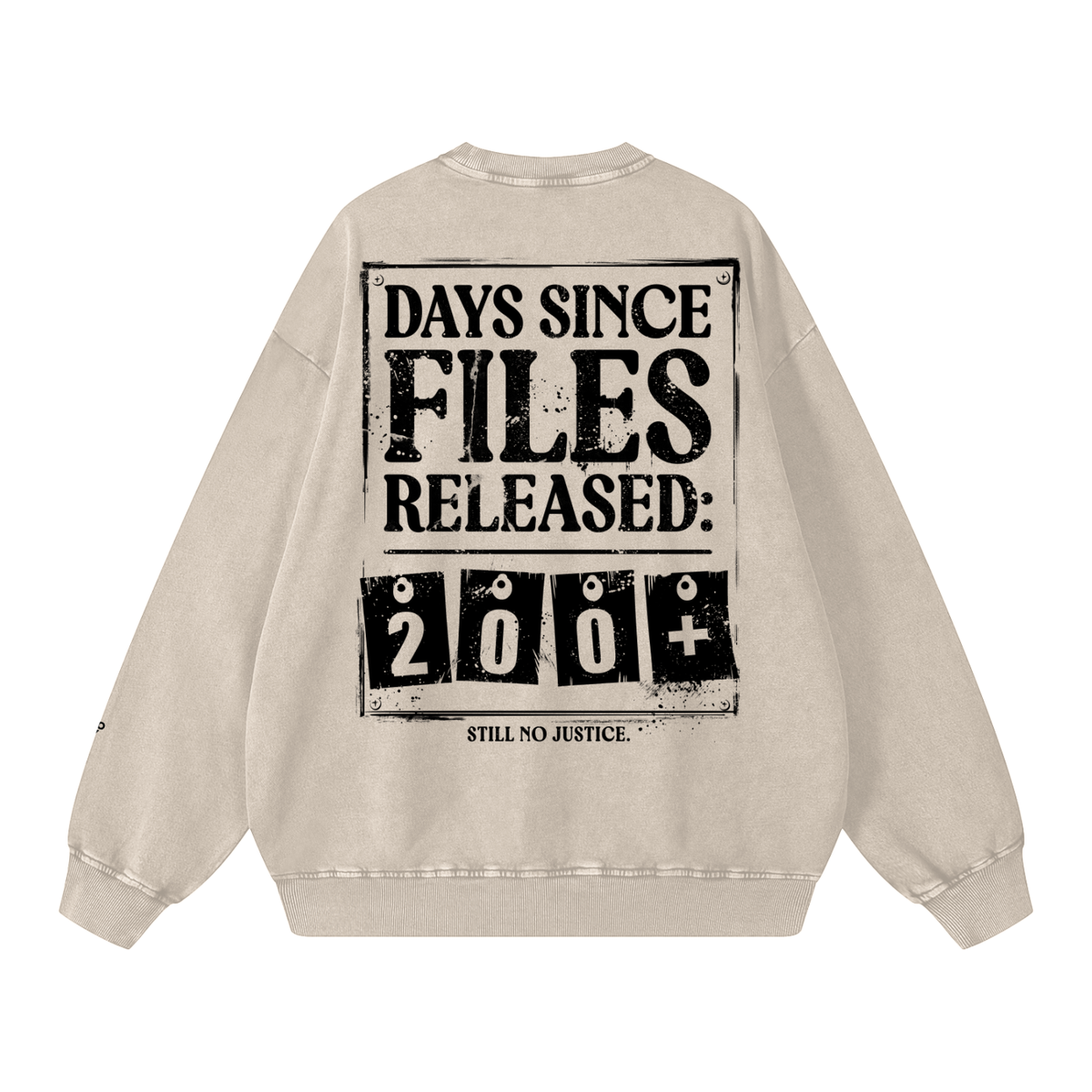 days since - crew neck