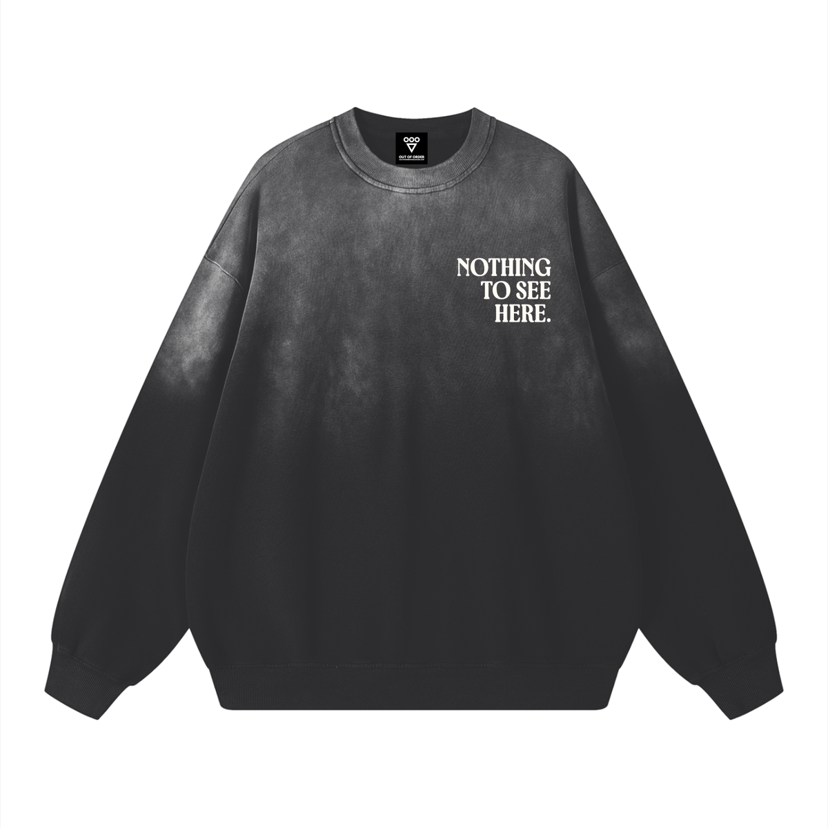 redacted - crew neck