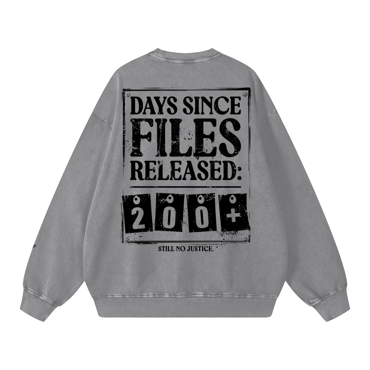 days since - crew neck