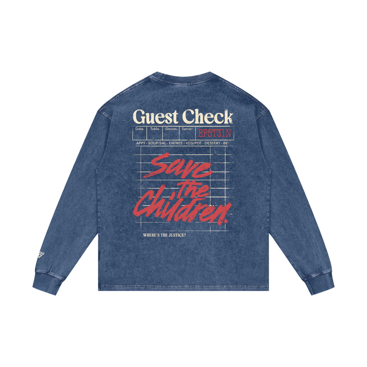 guest check - long sleeve