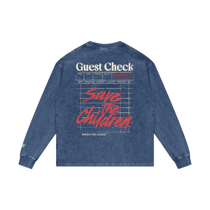 guest check - long sleeve