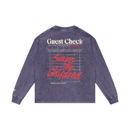 guest check - long sleeve