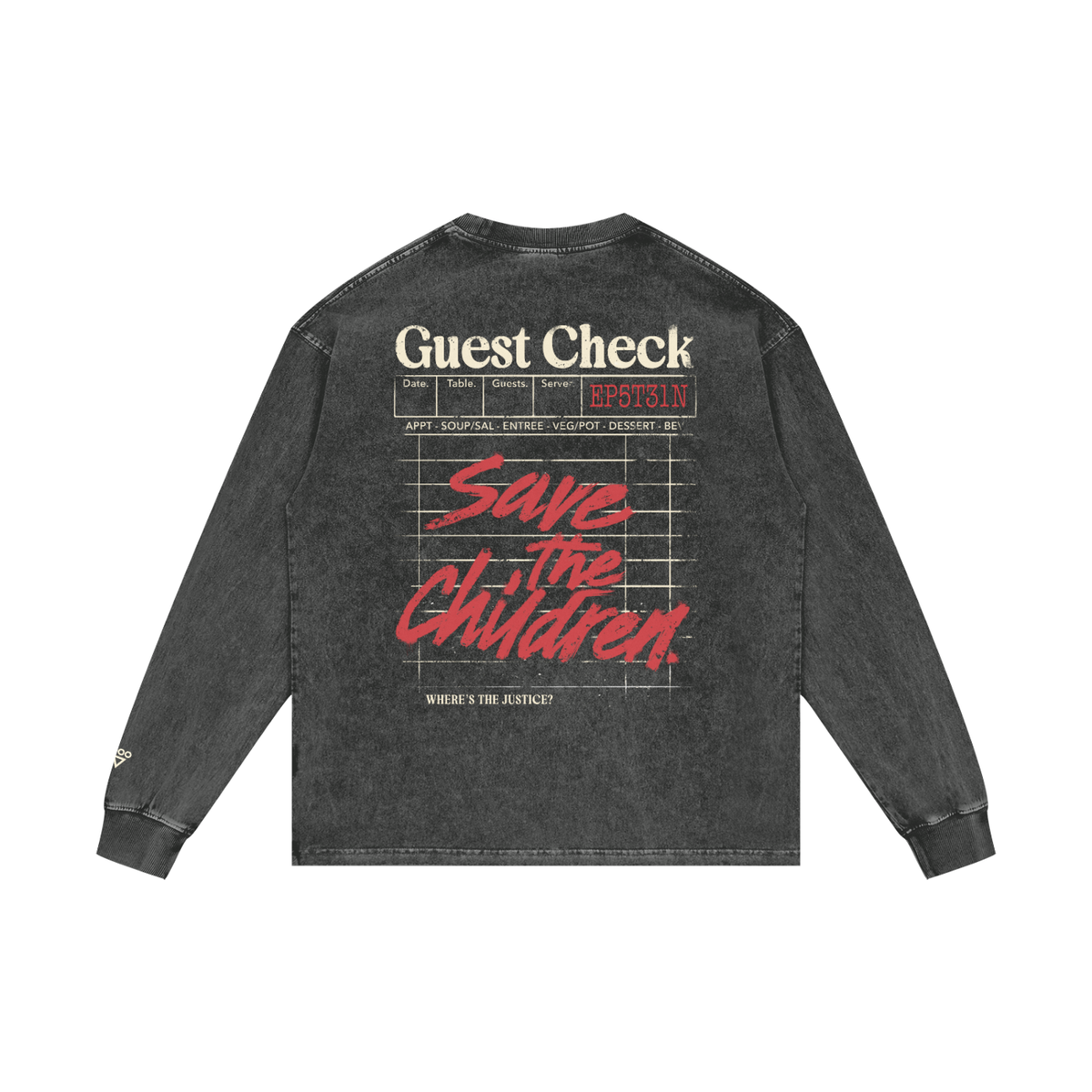 guest check - long sleeve