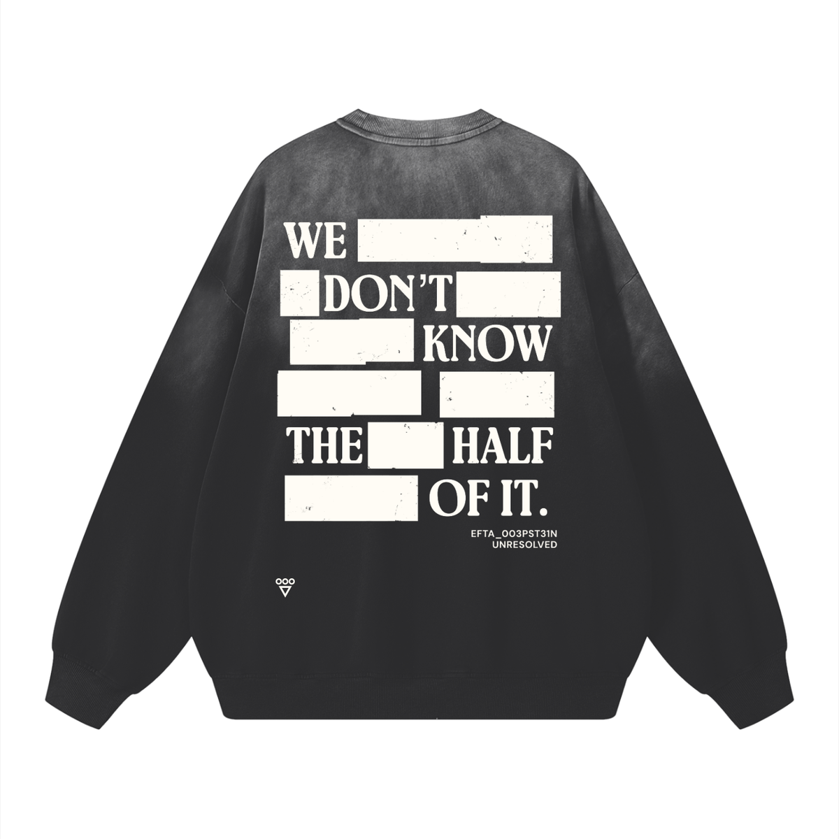 redacted - crew neck