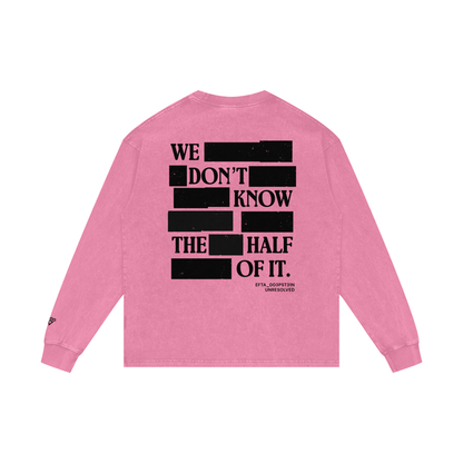 redacted - long sleeve