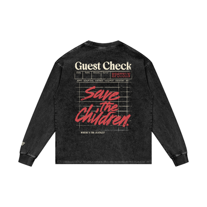 guest check - long sleeve
