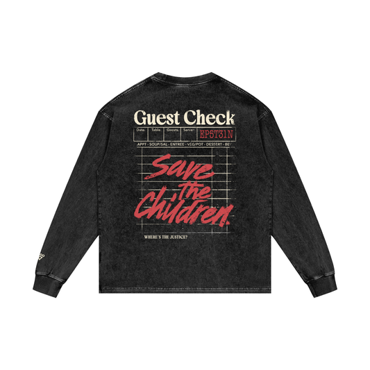 guest check - long sleeve