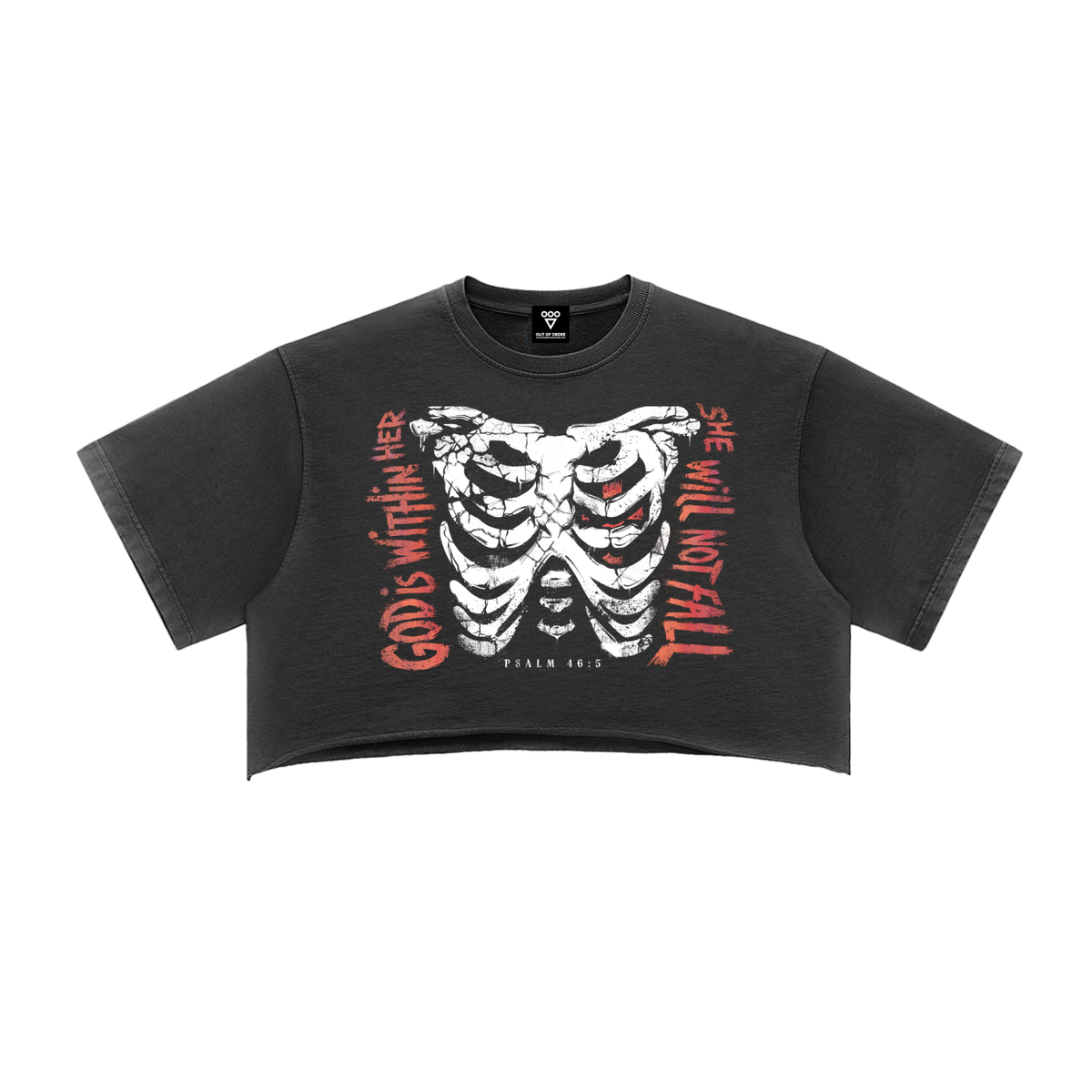 cross my heart - crop tee