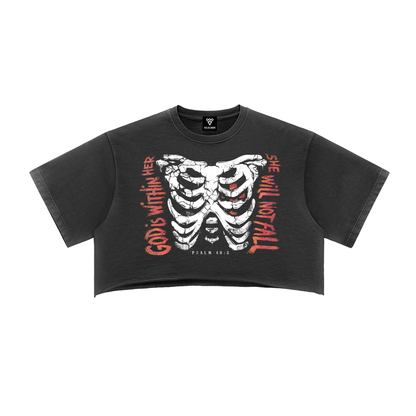 cross my heart - crop tee