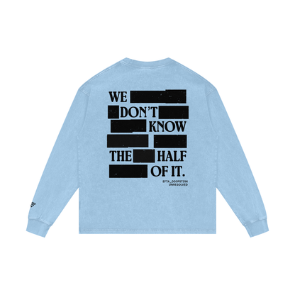redacted - long sleeve